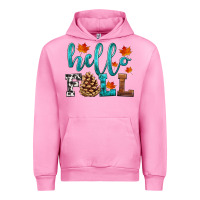 Fuchsia Pink hello fall Urban Hoodie - HRA Design Shop