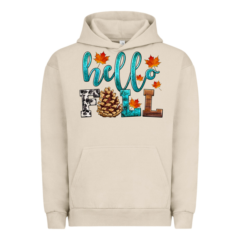 Hello Fall Urban Hoodie by HRA Design Shop | Teevron