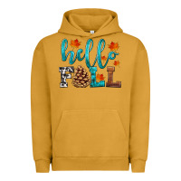 Pigment Peanut Butter hello fall Urban Hoodie - HRA Design Shop