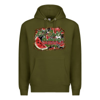 Army Green hot aunt summer Premium Hoodie - SublimationCraftShop
