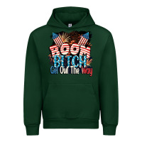 Forest Green Boom bitch get out the way 4th of July Urban Hoodie - CowGirlArtShop