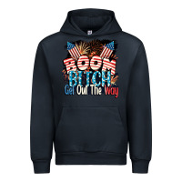 Navy Boom bitch get out the way 4th of July Urban Hoodie - CowGirlArtShop