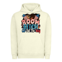 Pigment Pistachio Boom bitch get out the way 4th of July Urban Hoodie - CowGirlArtShop