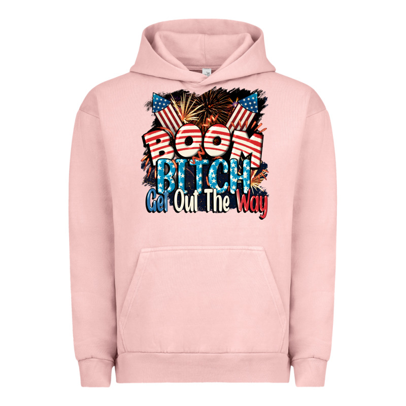 Boom Bitch Get Out The Way 4th Of July Urban Hoodie by CowGirlArtShop | Teevron