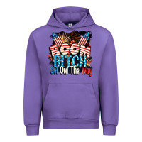 Tulip Boom bitch get out the way 4th of July Urban Hoodie - CowGirlArtShop