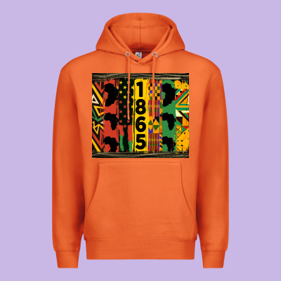 Juneteenth 1865 Tumbler Premium Hoodie Designed By Hra Design Shop