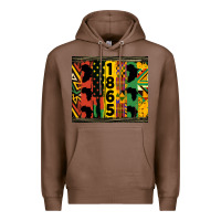 Chestnut juneteenth 1865 tumbler Premium Hoodie - HRA Design Shop