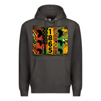 Smoke juneteenth 1865 tumbler Premium Hoodie - HRA Design Shop
