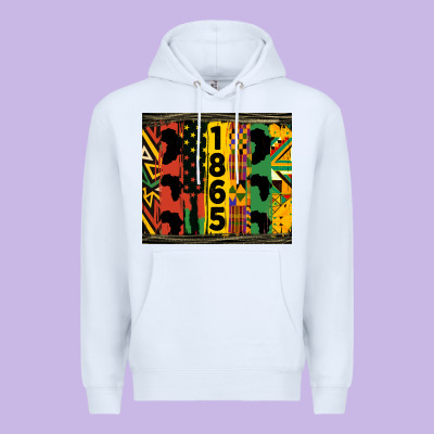 Juneteenth 1865 Tumbler Premium Hoodie Designed By Hra Design Shop