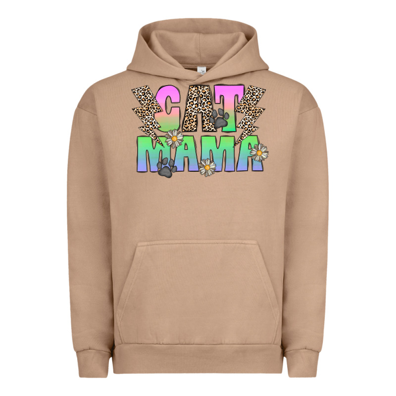 Cat Mama Urban Hoodie by CowhideDigitalArt | Teevron