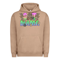 Pigment Burro cat mama Urban Hoodie - CowhideDigitalArt