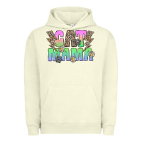 Pigment Pistachio cat mama Urban Hoodie - CowhideDigitalArt