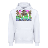 White cat mama Urban Hoodie - CowhideDigitalArt