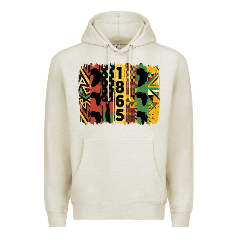Juneteenth Brush Stroke 2 Premium Hoodie by HRA Design Shop | Teevron