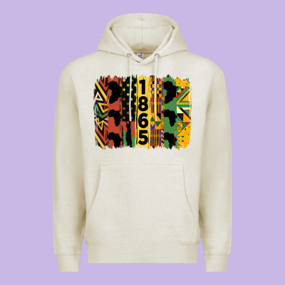Juneteenth Brush Stroke 2 Premium Hoodie Designed By Hra Design Shop