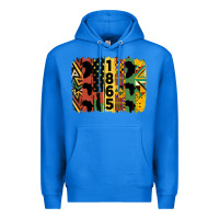 True Royal juneteenth brush stroke 2 Premium Hoodie - HRA Design Shop