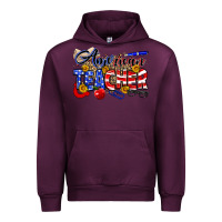 Mauve Wine American Teacher Urban Hoodie - Neo Western