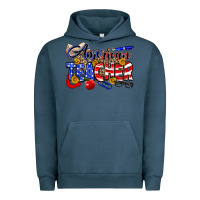 Pigment Midnight Navy American Teacher Urban Hoodie - Neo Western