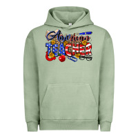 Pigment Oil Green American Teacher Urban Hoodie - Neo Western