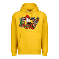 Lemon christmas joy cow Premium Hoodie - CowhideDigitalArt