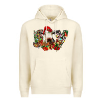 Christmas Joy Cow Premium Hoodie | Teevron