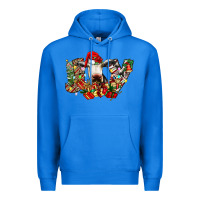 True Royal christmas joy cow Premium Hoodie - CowhideDigitalArt