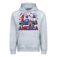 Heather Grey American truck gnomes Urban Hoodie - Neo Western