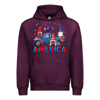 Mauve Wine American truck gnomes Urban Hoodie - Neo Western