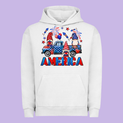 American Truck Gnomes Urban Hoodie Designed By Neo Western