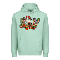 Christmas Joy Cow Premium Hoodie | Teevron