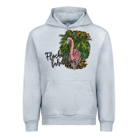 Heather Grey flocking fabulous Urban Hoodie - SublimationCraftShop