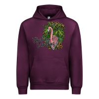 Mauve Wine flocking fabulous Urban Hoodie - SublimationCraftShop