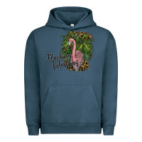 Pigment Midnight Navy flocking fabulous Urban Hoodie - SublimationCraftShop