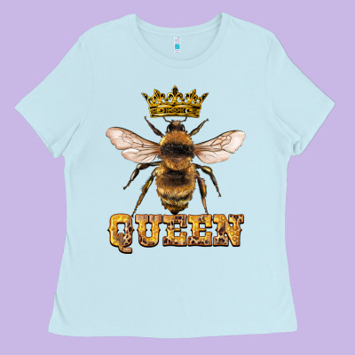 Queen Bee Ladies Tee Designed By Artiststas