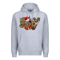 Christmas Joy Highland Cow Premium Hoodie | Teevron