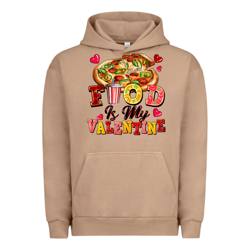 Food Is My Valentine Urban Hoodie by FaDigitalArtStudio | Teevron