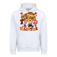 White food is my valentine Urban Hoodie - FaDigitalArtStudio