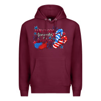 Flip Flops Fireworks & Freedom 4th Of July Premium Hoodie | Teevron