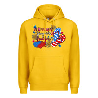 Lemon Flip flops fireworks & freedom 4th of july Premium Hoodie - CowGirlArtShop