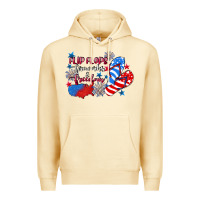 Pina Colada Flip flops fireworks & freedom 4th of july Premium Hoodie - CowGirlArtShop