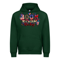 Forest Green Boom boom baby 4th of july Urban Hoodie - CowGirlArtShop