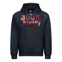 Navy Boom boom baby 4th of july Urban Hoodie - CowGirlArtShop