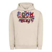 Pigment French Oak Boom boom baby 4th of july Urban Hoodie - CowGirlArtShop
