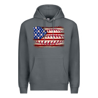 Rock Baseball American flag Premium Hoodie - Neo Western