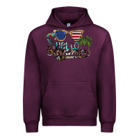 Mauve Wine hello summer Urban Hoodie - SublimationCraftShop