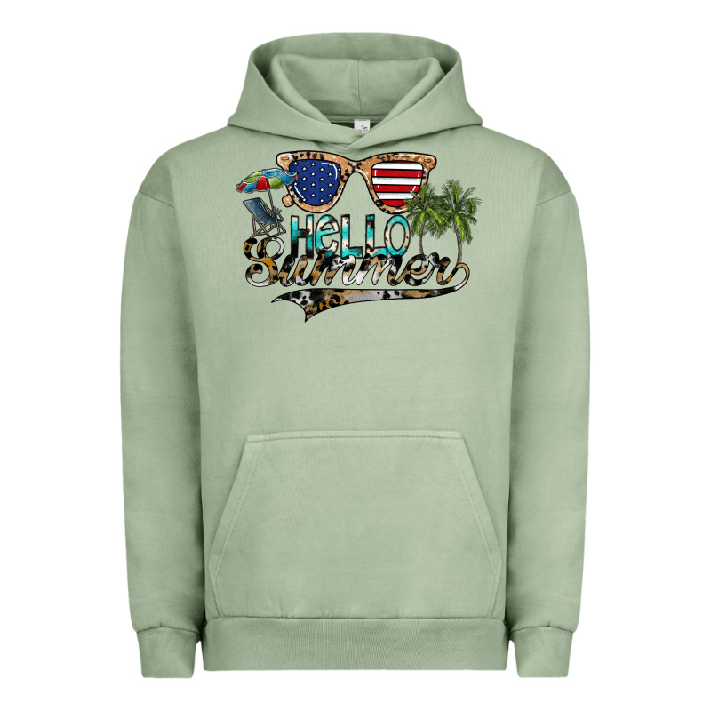 Hello Summer Urban Hoodie by SublimationCraftShop | Teevron