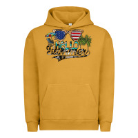 Pigment Peanut Butter hello summer Urban Hoodie - SublimationCraftShop