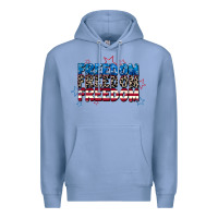 Colony Blue Freedom freedom freedom 4th of july Premium Hoodie - CowGirlArtShop