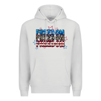 Dove Grey Freedom freedom freedom 4th of july Premium Hoodie - CowGirlArtShop