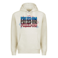 Oatmeal Heather Freedom freedom freedom 4th of july Premium Hoodie - CowGirlArtShop